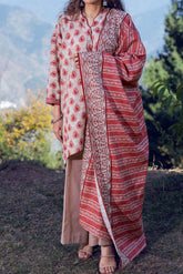CHALK - Printed Unstitched Khaddar Suit (3 Piece) 3147